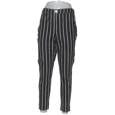 Pants (Black, White) from Boohoo Blue Cotton, Elastane, Polyester
