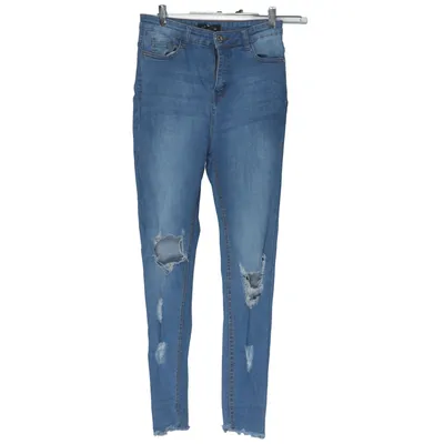 Jeans (Blå) från Girl Vivi Bomull, Elastan