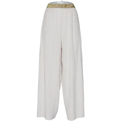 Palazzo broek (Wit, Goud) van Pfeffinger Elastaan, Metallvezel, Polyester