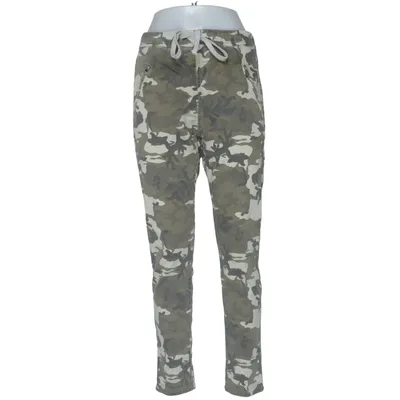 Jegging (Groen, Beige, Meerkleurig) van Place du Jour Katoen, Elastaan