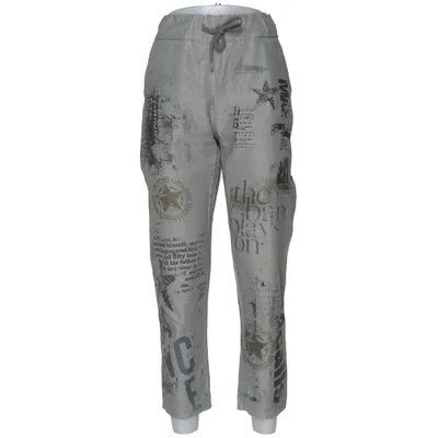 Pantalon (Gris) de Mirelle Coton, Polyester