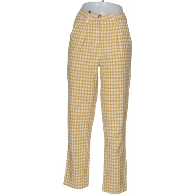 Byxor (Gul, Vit) från Nasty Gal Elastan, Polyester