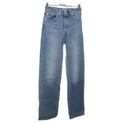 Spijkerbroek (Ribcage Straight) van Levi Strauss & Co Katoen, Elastaan