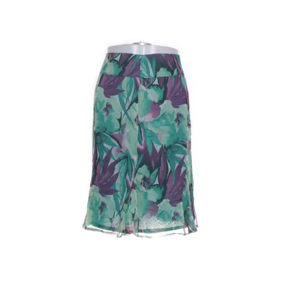 Kjol (Grön, Lila) från Jaeger Polyester, Silke