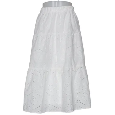 Jupe longue (Blanc) de Shein Curve Polyester
