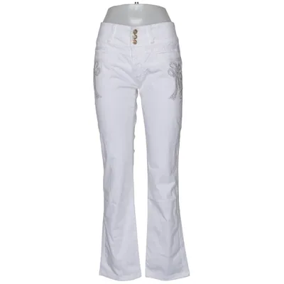 Jeans (Vit) från Roo-Volt Jeans Bomull, Elastan