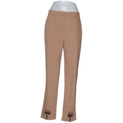 Kostuumbroek (Beige) van Danaë x NA-KD Elastaan, Polyester, Viscose