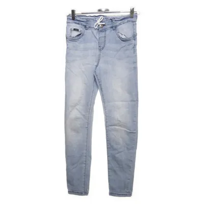 Treggings (Blå, Vit) från Lab Industries by KappAhl Bomull, Elastan, Polyester