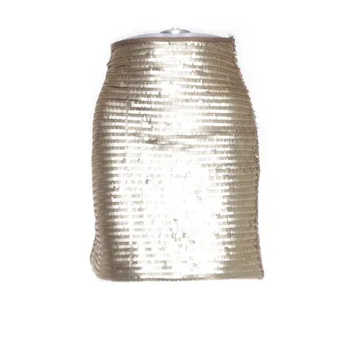 Kjol (Guldfärgad) från H&M Polyester