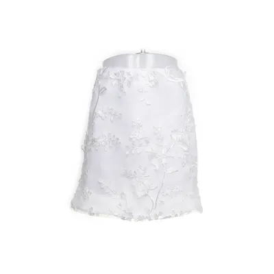 Kjol (Vit) från Bik Bok Elastan, Polyester