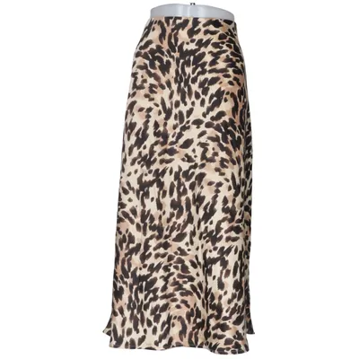Maxi nederdel (Beige, Sort) fra YAS Elastan, Polyester