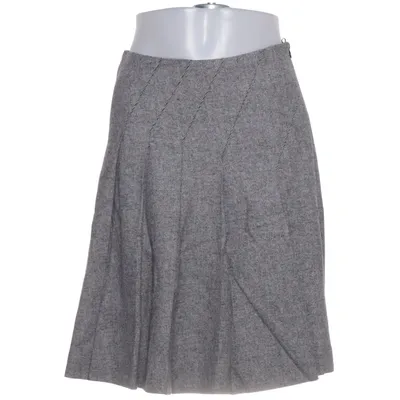Jupe (Blanc, Noir) de Strenesse Gabriele Strehle Élasthane, Polyamide, Laine
