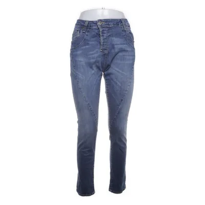 Jeans (Blå, Hvid) fra Please Bomuld, Elastan