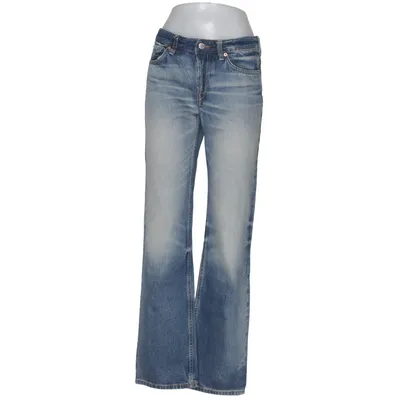 Spijkerbroek (Pin Mid Straight Jeans) van Weekday Katoen