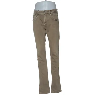 Spijkerbroek (Beige) van Replay Katoen, Elastaan, Polyester