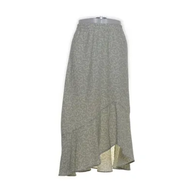 Maxi nederdel (Grøn, Hvid, Flerfarvet) fra Vero Moda Polyester