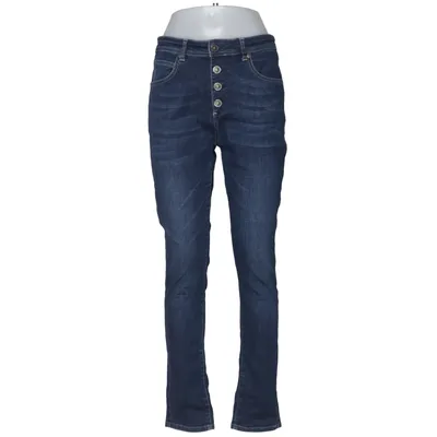 Jeans (Blue) from House of Lola Cotton, Elastane, Polyester