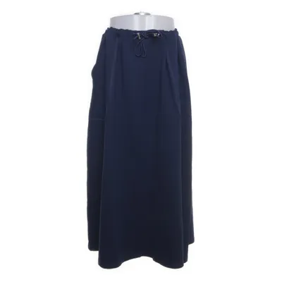 Kjol (Blå) från Ulla Popken Bomull, Elastan