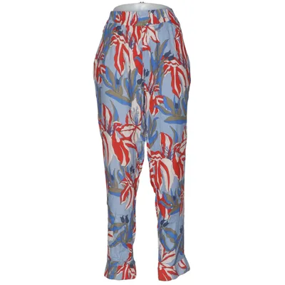 Broek (Blauw, Meerkleurig) van Adia Viscose