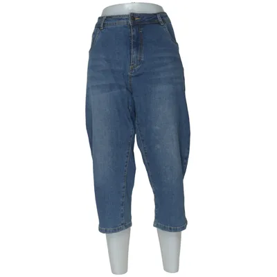 Trekvart bukser (Blå) fra Desire Bomuld, Elastan, Polyester