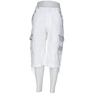 Shorts cargo (Blanc, Gris) de M.H.M Coton