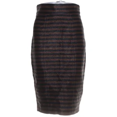 Kjol (Brun, Svart) från Burberry Prorsum Bomull, Viskos