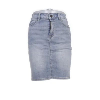 Jeanskjol (Blå) från Object Bomull, Elastan, Polyester