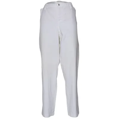 Pantalon (Blanc) de Oui & Co Coton, Élasthane