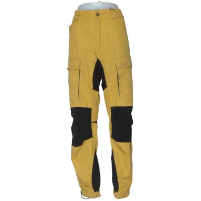 Outdoor pants (Yellow, Black) from Lundhags Elastane, Organic cotton, Polyamide, Polyester