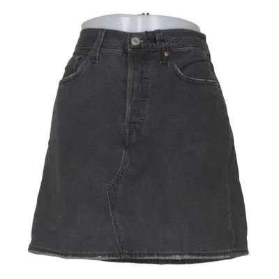 Jeansnederdel (Grå) fra Levi's Premium Bomuld