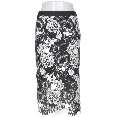 Kjol (Svart, Vit) från Margit Brandt Bomull, Polyester