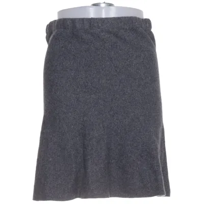 Kjol (Grå) från Leveté Room Kashmir, Polyamid, Viskos, Ull