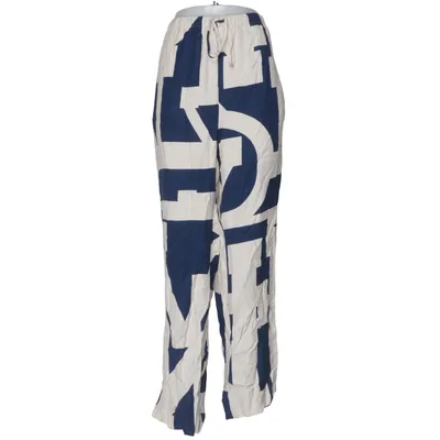 Palazzo pants (White, Blue) from H&M Modern Classic Viscose, Lyocell, Linen, Polyester