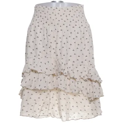 Kjol (Beige, Svart) från Munthe Metallfiber, Viskos