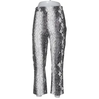 Byxor (Grå, Vit) från Anna Nooshin x NA-KD Polyester, Polyuretan