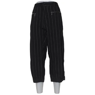 Pantalon (Noir, Blanc) de Friendtex Élasthane, Polyester, Viscose