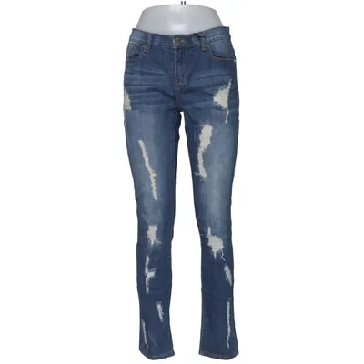 Jeans (Blå) fra Jacky Luxury Bomuld, Elastan, Polyester