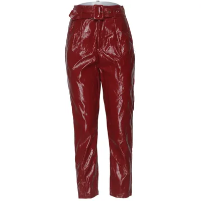 Vinyl pants (Red) from Saint Genies Cotton, Polyester, Polyurethane