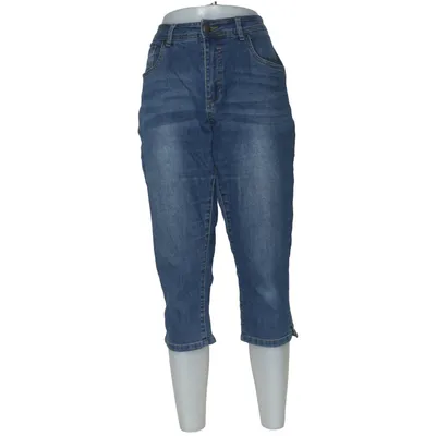 Trekvart bukser (Blå) fra Desire Bomuld, Elastan, Polyester