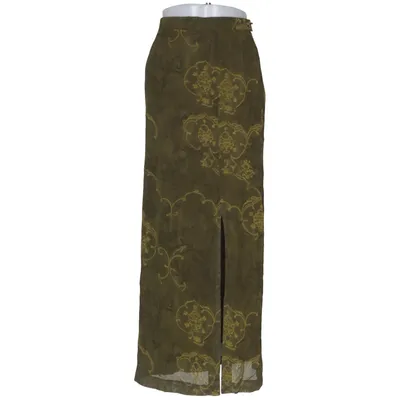 Maxi skirt (Green, Yellow) from Chase Acetate, Viscose
