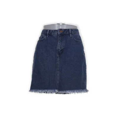 Jeansnederdel (Blå) fra New Look Denim Bomuld, Polyester