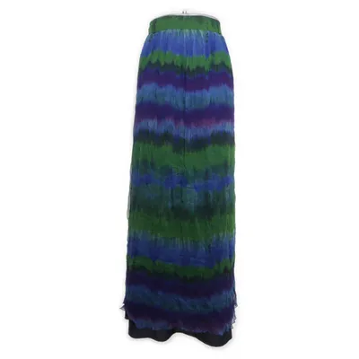 Långkjol (Grön, Blå, Lila, Flerfärgad) från Armani Collezioni Kupro, Polyester, Silke, Viskos