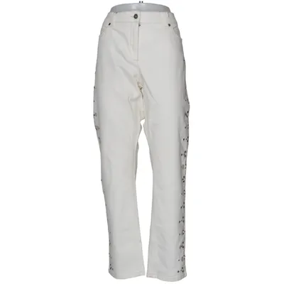 Jeans (Vit) från Mandarin Bomull, Elastan