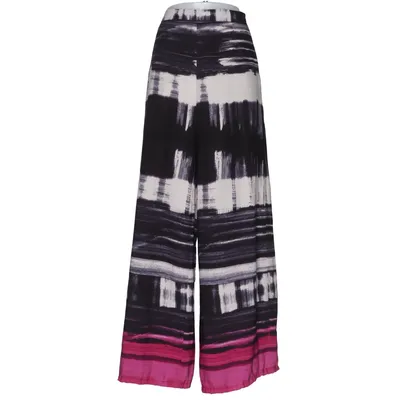 Pantalon patte d'éléphant (Noir, Blanc, Rose) de Buffalo David Bitton Polyester