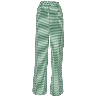 Broek (Groen, Wit) van Reserved Elastaan, Polyester