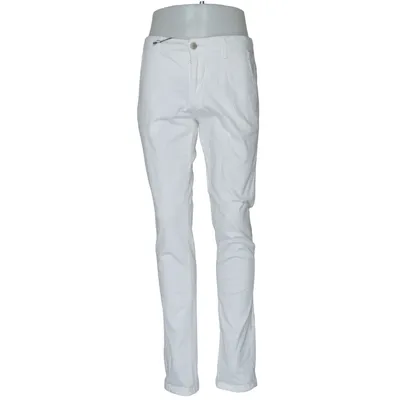 Chinos (E19P07-1606-Manbianco) van Dan John Katoen, Elastaan