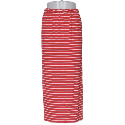 Jupe longue (Rouge, Blanc) de VRS Woman Élasthane, Viscose