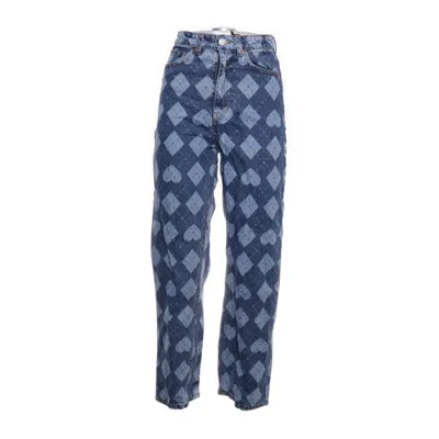 Jeans (Blå, Flerfärgad) från Monki Bomull, Elastan