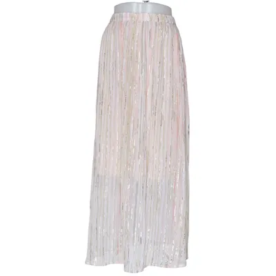 Jupe longue (Beige, Multicolore) de Lindex Polyester
