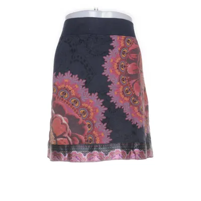 Skirt (Blue, Multicolored) from Desigual Cotton, Polyester